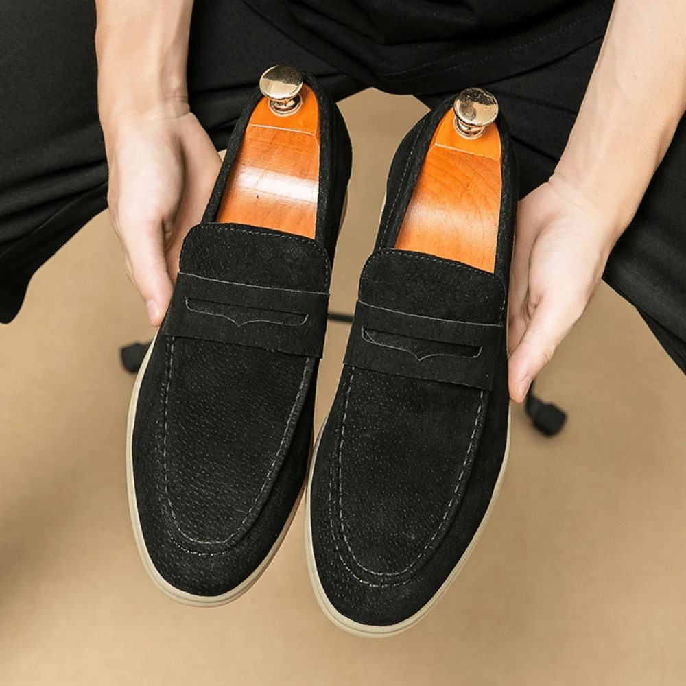 Leather Moccasin Loafer for Men Liverpool Valerion
