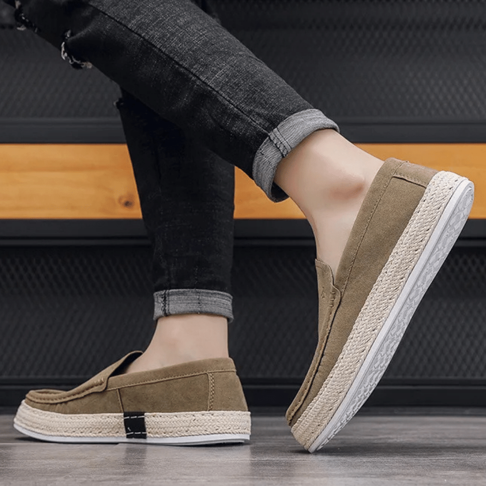 Leather Moccasins for Men Nantes Valerion