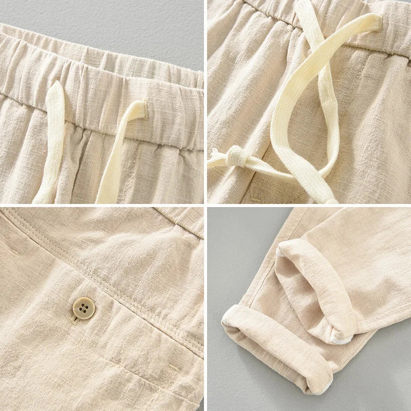 Men's Linen Trousers Rovino Valerion