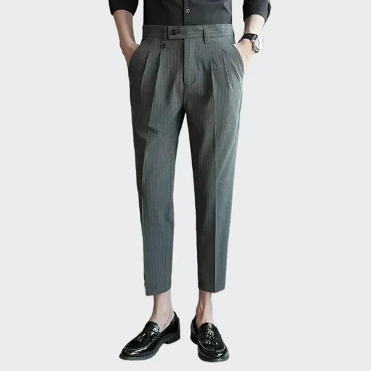 Striped Suit Trousers Valerion