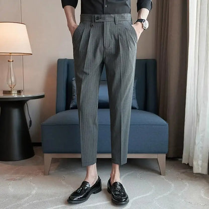 Striped Suit Trousers Valerion